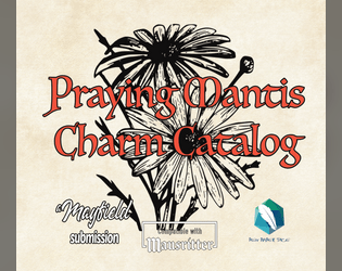 Praying Mantis Charm Catalog